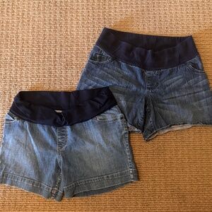 2 Maternity Jean Shorts-So Soft!
